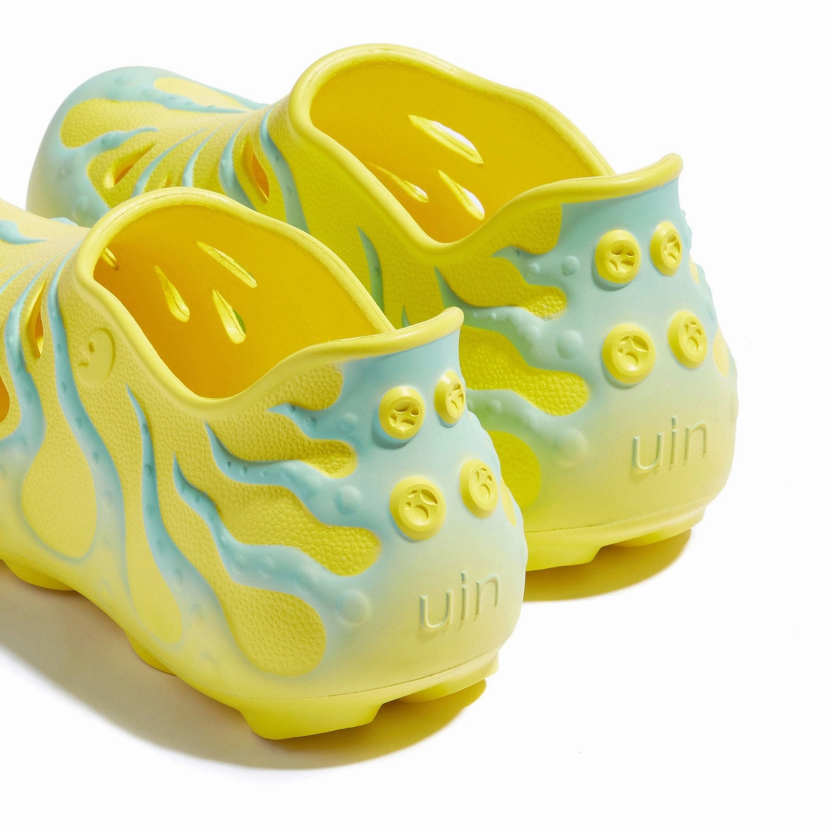 Yellow & Glass Blue Octopus II Women Long Step