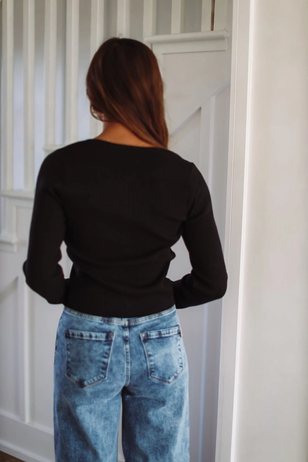 Loving Looks Knit Top - Black Ultra Soft Texture