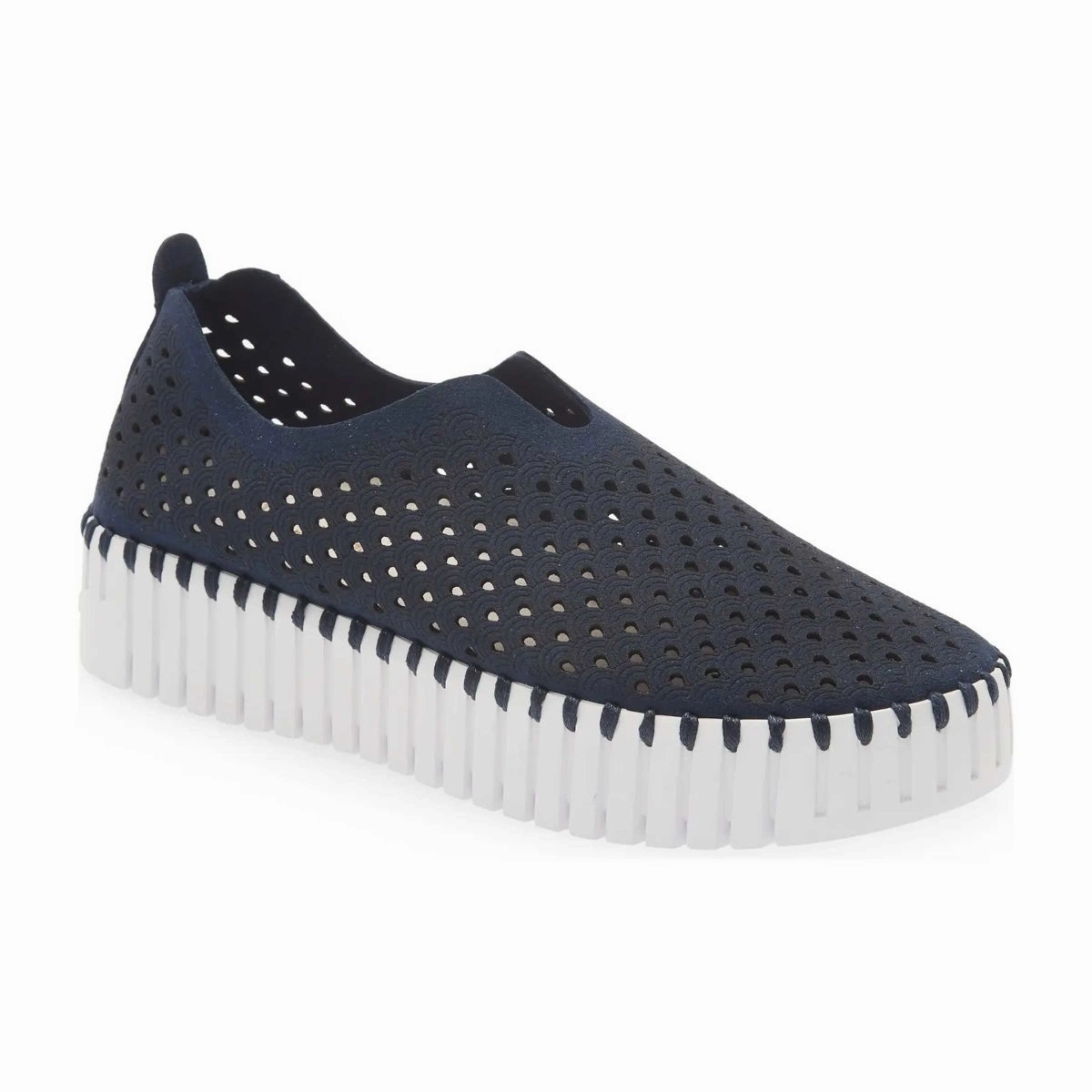 Dynamic look Ilse Jacobsen Women's Tulip Platform Dark Indigo