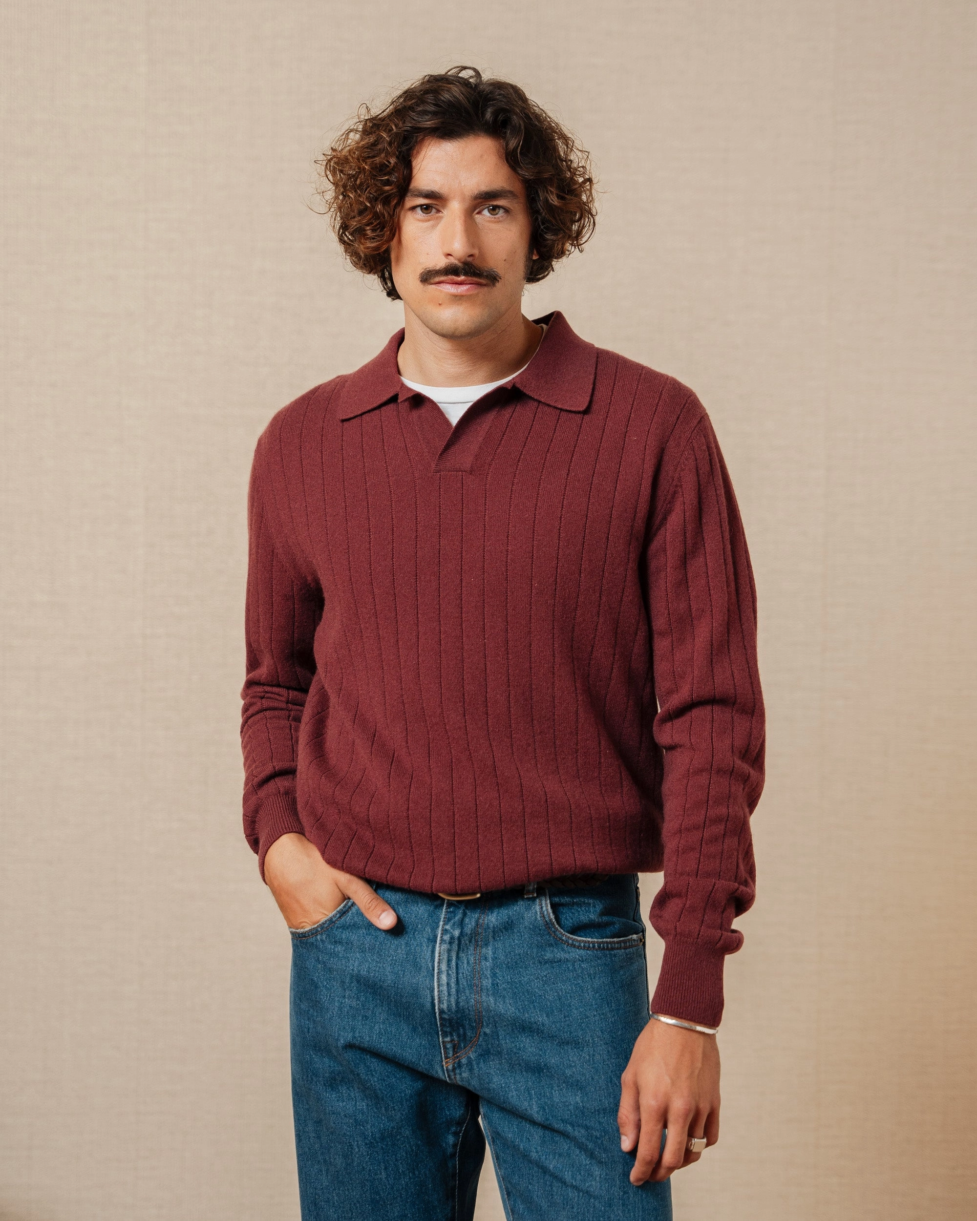 Teolo HighElasticity Fabric Simple Outfit